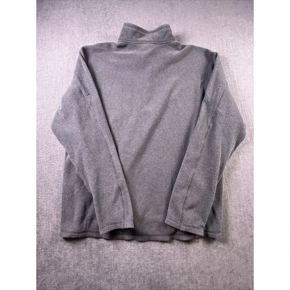 The North Face Fleece 1/4 Zip Men's L Gray Lightweight Chest Pocket‎ Hiking Logo